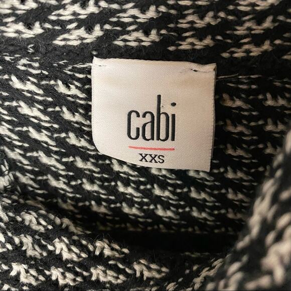 Cabi Fergie 3167 Black Split Turtleneck Pullover Sweater XXS - Picture 4 of 7